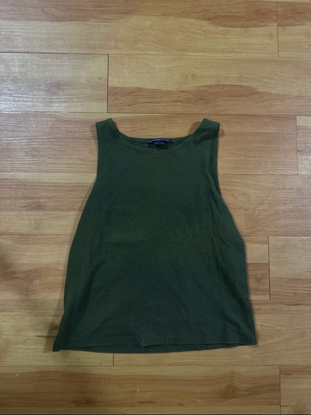 Ralph Lauren Sport Olive High-Neck Tank Top